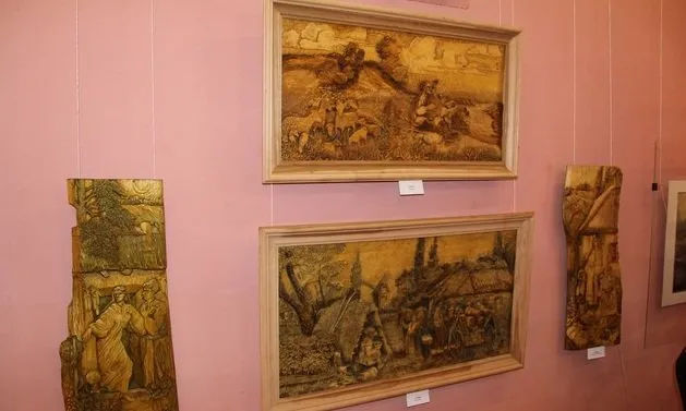 В честь 200-річчю з дня народження Тараса Шевченка,у Вінницькому музеї відкрилася виставка шкрябанок (Фоторепортаж) — фото 1