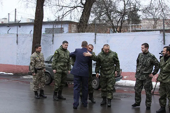 Керівник міліції Вінниччини зустрівся зі слідчими, які повернулись із зони АТО — фото 3