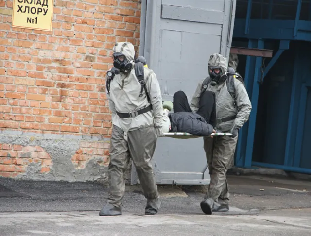 Вінницька рятувальники провели навчальні відпрацювання на «Вінницяводоканал» (фото) — фото 1